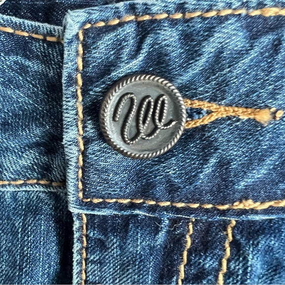 Wrangler Women's Retro Mae Mid Rise Stretch Jean Skirt- Size 6 - Picture 3 of 9